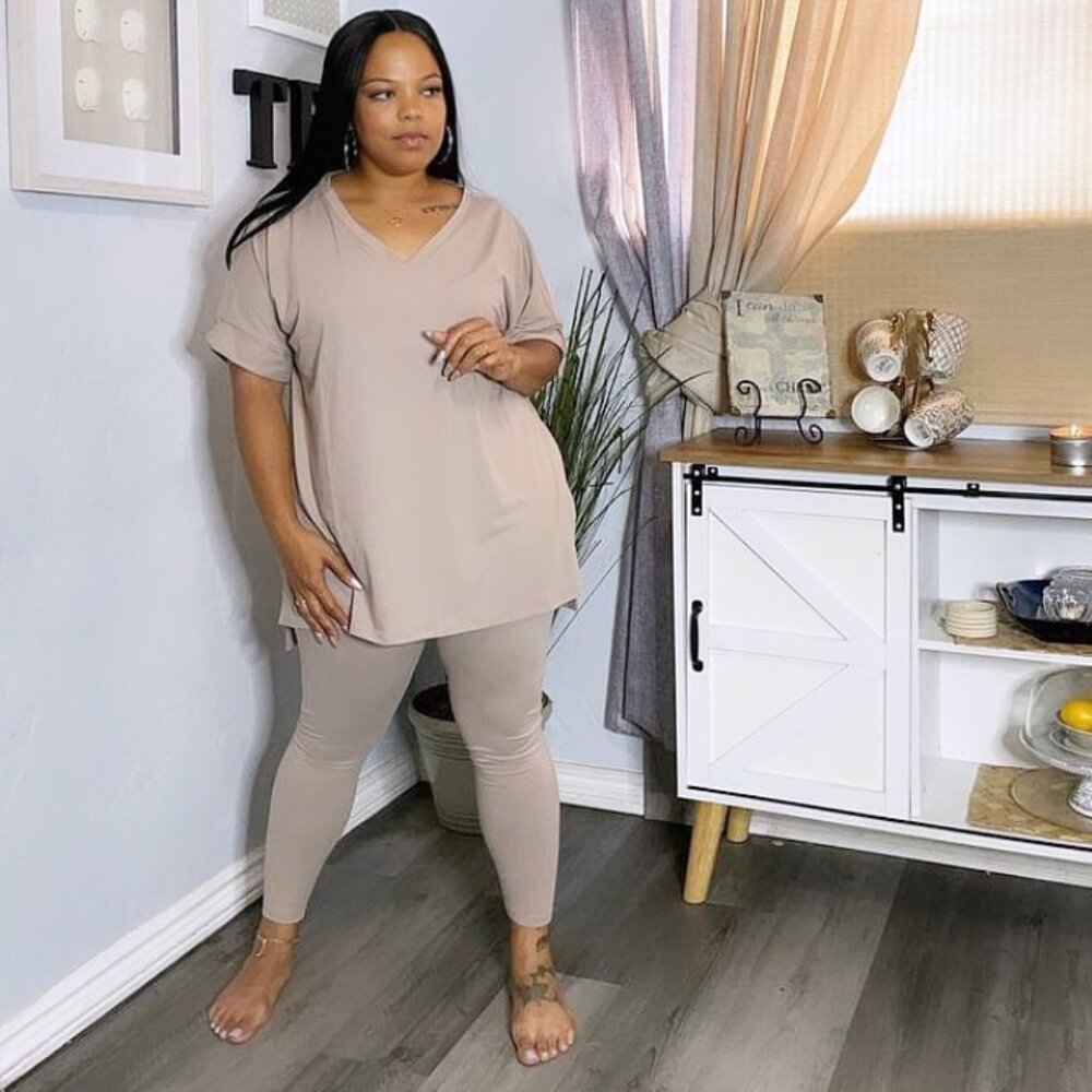 butter soft pants lounge set